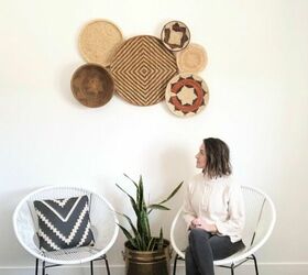 s 15 ways unexpected items are making these walls really stand out, DIY Basket Wall