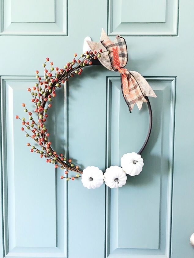 s amazing diys from 21 hometalkers who are totally slaying on instagram, This sweet hoop wreath had us at hello