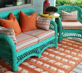 s 17 reasons why this wicker trend isn t going anywhere, NO SEW Upholstery and Porch Makeover