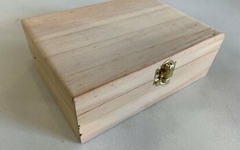  Como adicionar um toque de cor a uma caixa de madeira simples