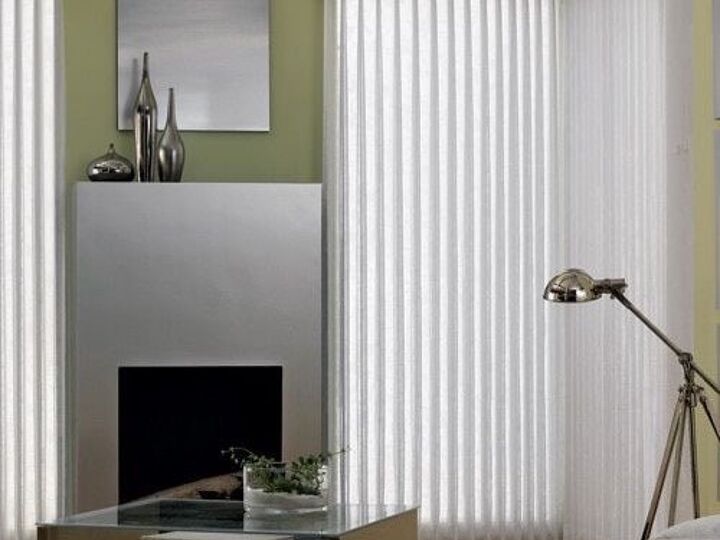 q how can i make a diy sheer vertical window treatment