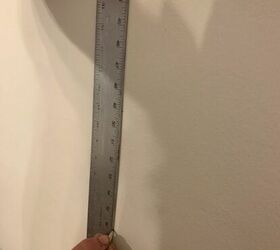 diy faux shiplap wall done with a sharpie, Measure