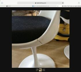 how can i repair a tulip chair pic
