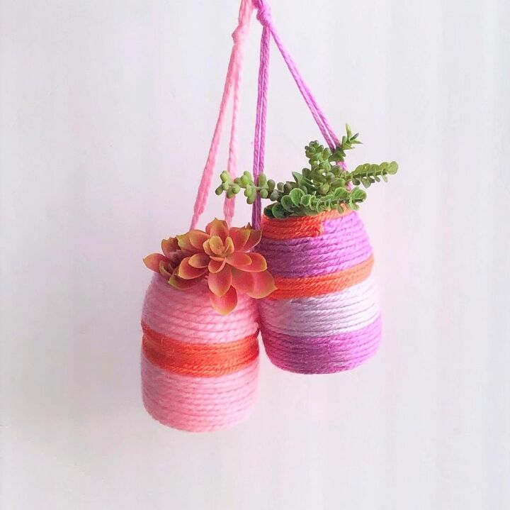 hanging succulent baskets