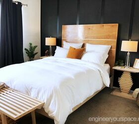 color inspiration black bedroom feature wall without painting the wall