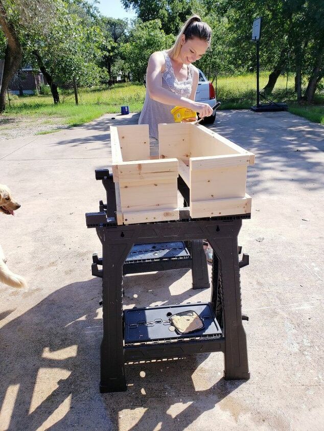 build your own wooden window box planters