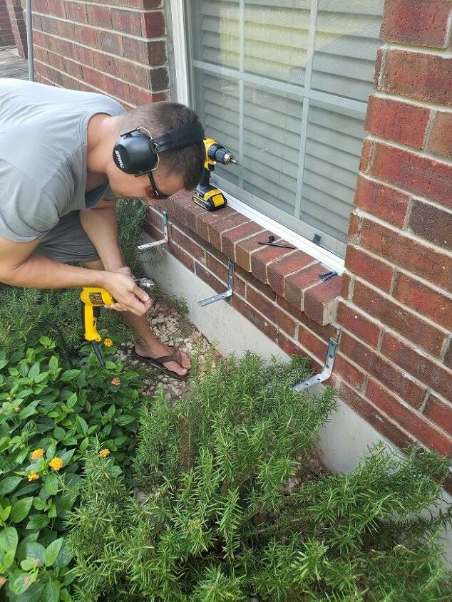 build your own wooden window box planters
