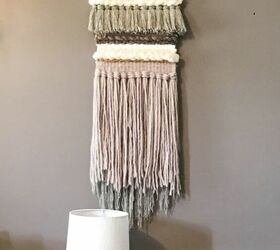 easy diy weaved wall hanging