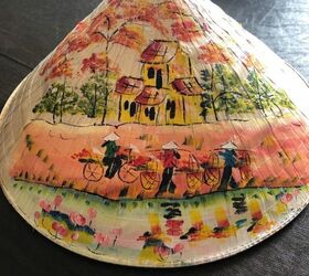 how can i protect a straw hat with acrylic painting from chipping