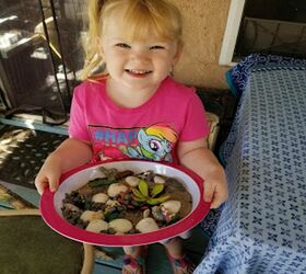 making fairy gnome gardens with little ones