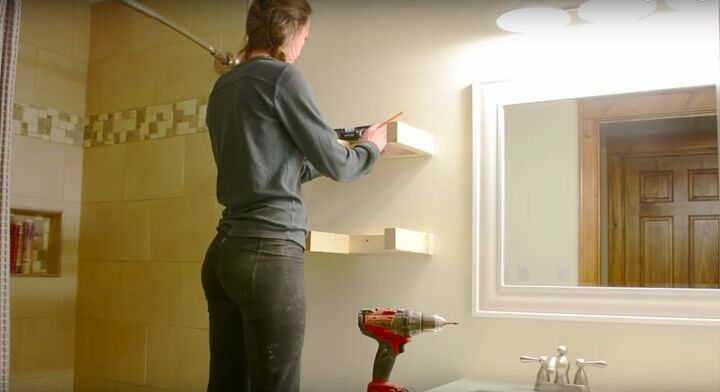 diy floating shelves