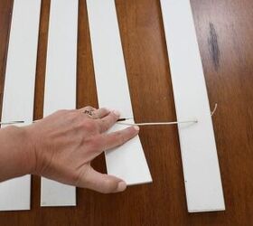 Take down your old blinds for an easy $35 way to beautify your windows