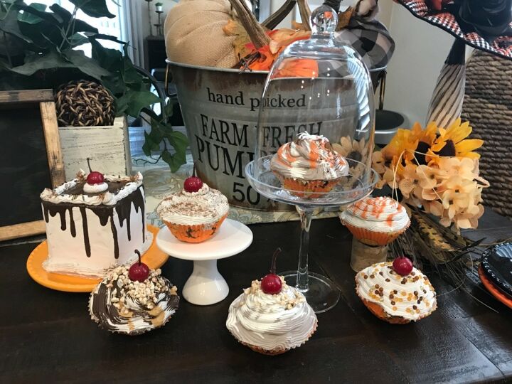 12 ideas de decoracin otoal para inspirarte en el otoo ms bonito, C mo hacer cupcakes falsos de Halloween