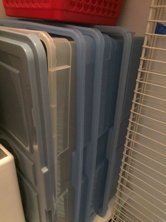 q how to use storage boxes once the lids are gone