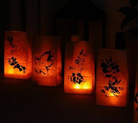 16 fun craft ideas you could do with your kids, These simple paper bag luminaries