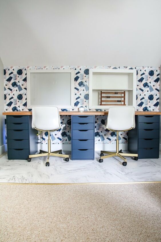 s 29 work spaces that make us wish we were going back to school, A modern and feminine office