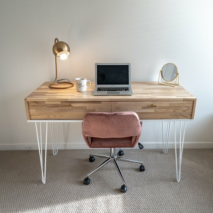 s 29 work spaces that make us wish we were going back to school, This desk he made for his girlfriend s birthday