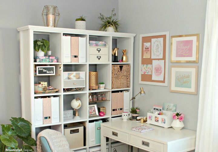 s 29 work spaces that make us wish we were going back to school, A glam office makeover