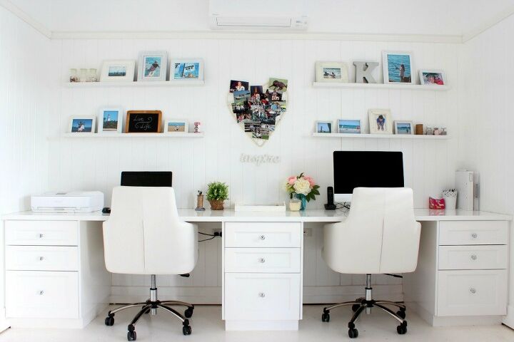 s 29 work spaces that make us wish we were going back to school, A bright and simple office makeover