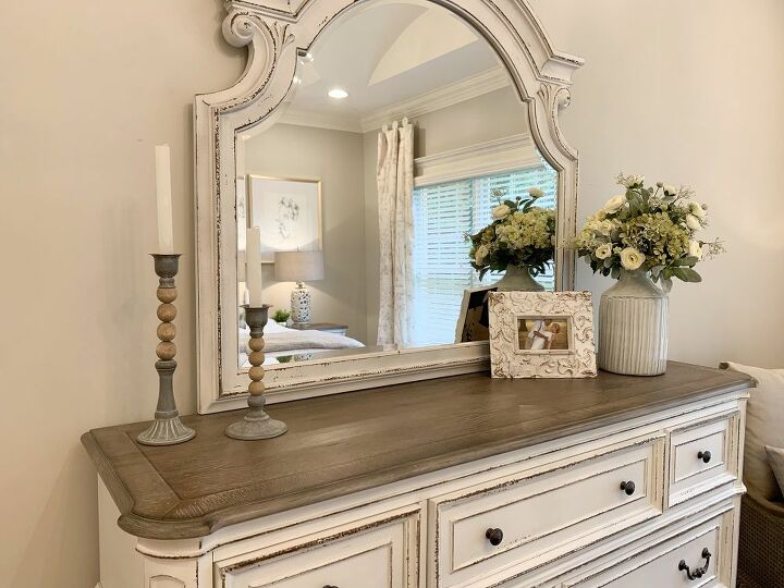 shabby chic french country master bedroom