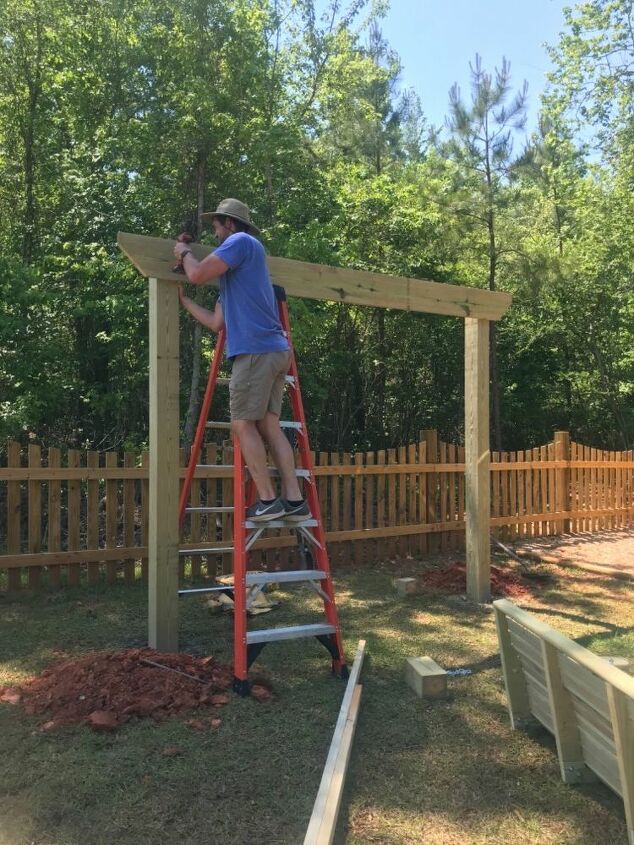 How To Build A Diy Backyard Swing Hometalk