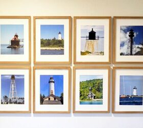 lighthouse gallery wall and tips on installing any gallery wall