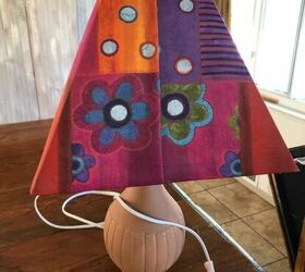 funky fun lamp takes on a new look, Fun funky lamp and shade