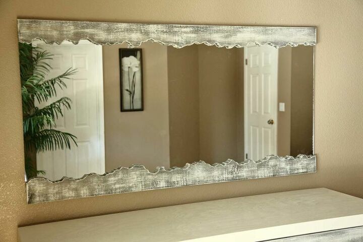 diy live edge mirror