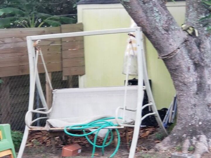 q how do i fix an outdoor swing