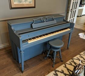 how to paint an old upright piano