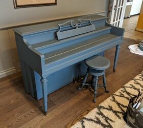 how to paint an old upright piano