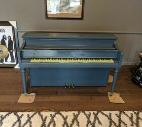how to paint an old upright piano