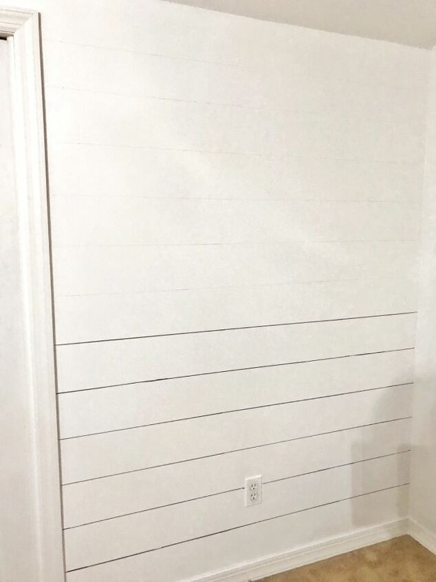 4 shiplap wall with sharpie