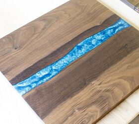 s 18 epoxy resin projects anyone can do so in right now, Make this gorgeous walnut cutting board with an epoxy accent