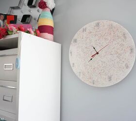 s 18 epoxy resin projects anyone can do so in right now, This sparkly resin clock will brighten up any room
