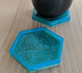 s 18 epoxy resin projects anyone can do so in right now, We love the color of these ocean inspired resin coasters