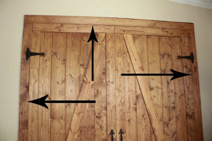 diy faux barn door room divider