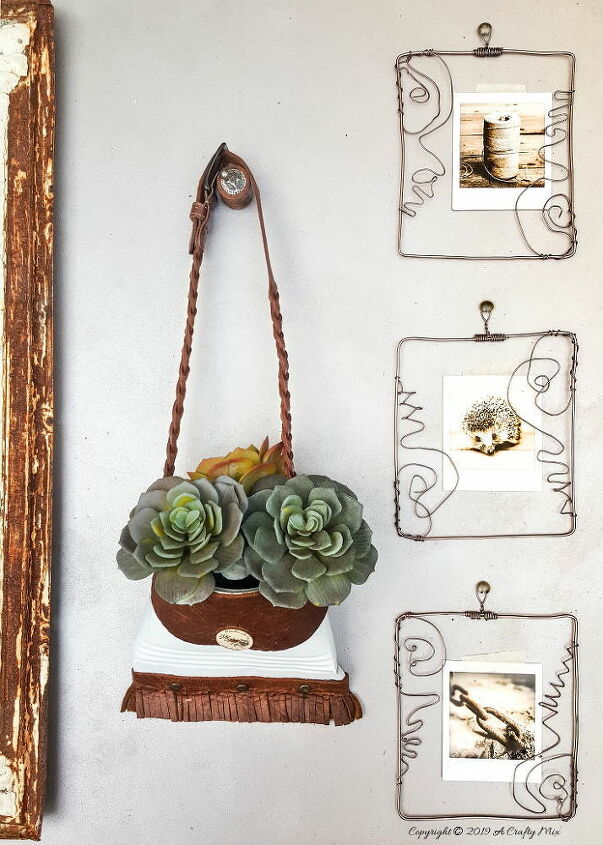a creative twist to traditional frame