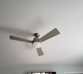 q since it s already hung how can i decorate around this ceiling fan