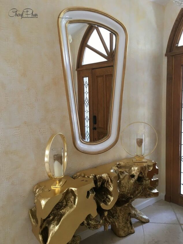 paredes de cocodrilo dorado de las que tus invitados no dejarn de hablar