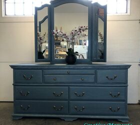 21 ways to redo that old dresser you can t stand looking at anymore, This seaside blue dresser has a coastal classic look