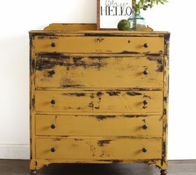Hometalk :: I bought a dresser off craigslist that had a great style, but  the top…