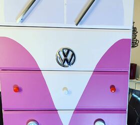 21 ways to redo that old dresser you can t stand looking at anymore, This fun Volkswagen dresser is a favorite with the kids