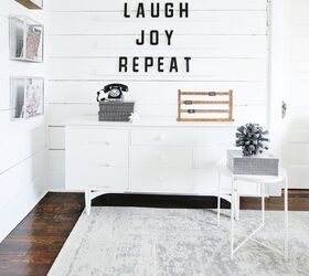 21 of our favorite feature accent gallery walls you can try today, Add picture ledges to any wall for ever changing messages