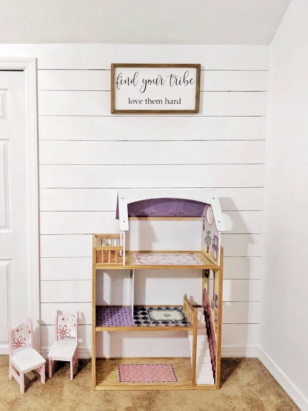 21 of our favorite feature accent gallery walls you can try today, This shiplap wall cost only 4