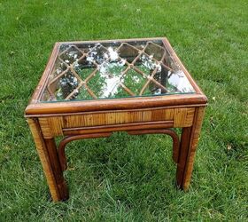 budget friendly lacquered end table
