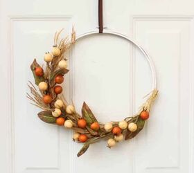 fall hoop wreath