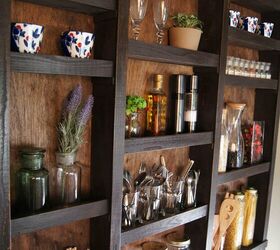 s 13 beautiful storage shelving ideas that are anything but boring, Built in kitchen wall shelves