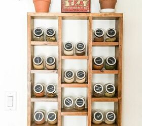 s 13 beautiful storage shelving ideas that are anything but boring, Dollar store spice storage