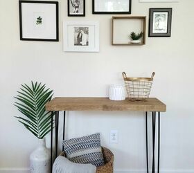 s 17 ways to enhance your entryway and give a great first impression, Spruce up your entryway with a gorgeous hairpin table
